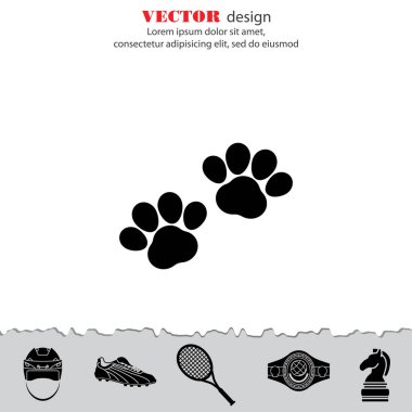 Hayvan ayak izleri simgesi