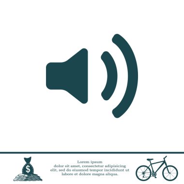 Yüksek ses ayarı simgesi