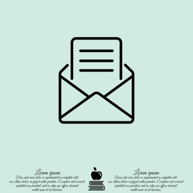 e-posta simgesi tasarım.