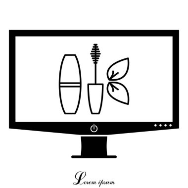 maskara fırça simgesini