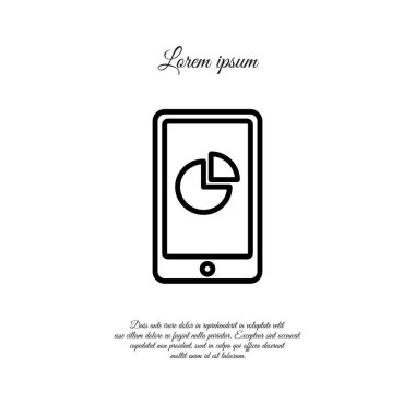 iş grafiği ile Smartphone