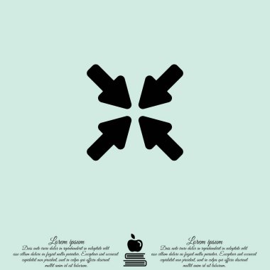 dört üst üste gelen ok simgesi