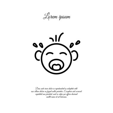 Tasarım bebek simgesinin.