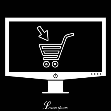 Alışveriş arabası simgesi