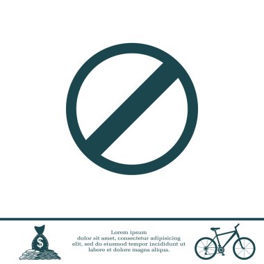 Kısıtlı simgesi tasarım