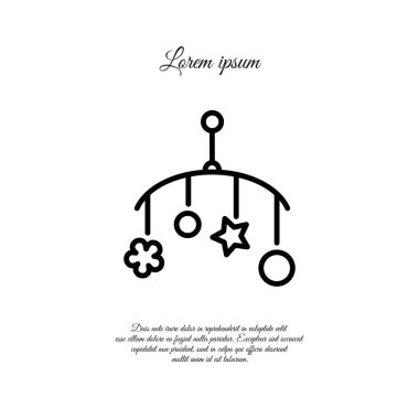 Tasarım bebek simgesinin.