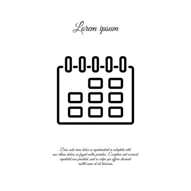 Takvim satırı simgesi