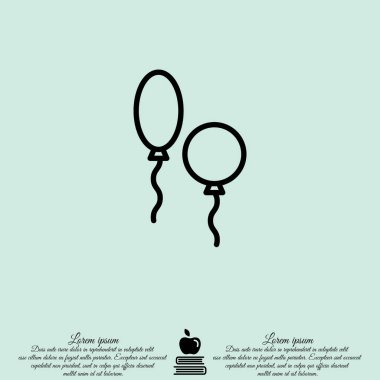 Web satırı simgesi. Balonlar