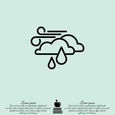 Rüzgar, bulutlar ve yağmur