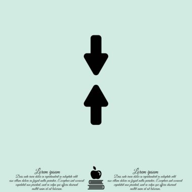 Yukarı ve aşağı okları