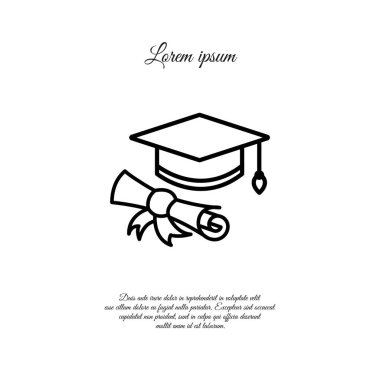 Öğrenci cap diploması ile