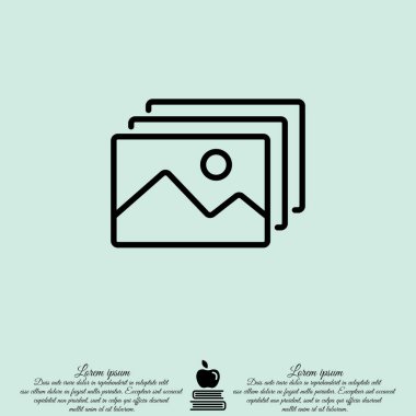 Galeri web satırı simgesi