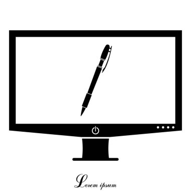 Tükenmez kalem simgesini