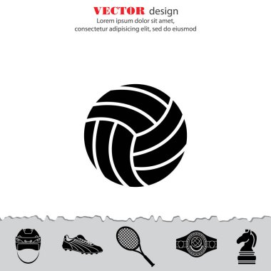 Voleybol topu simgesini