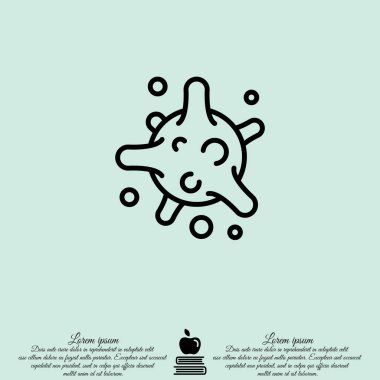 Bakteri, virüs simgesi