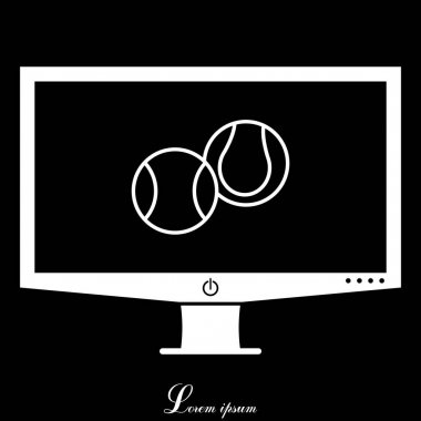  Tenis topları simgesi