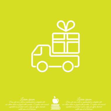 Web simgesi. Teslimat