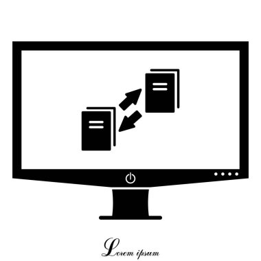 veri aktarım simgesi