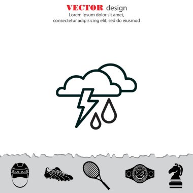 fırtına, bulutlar ve yağmur