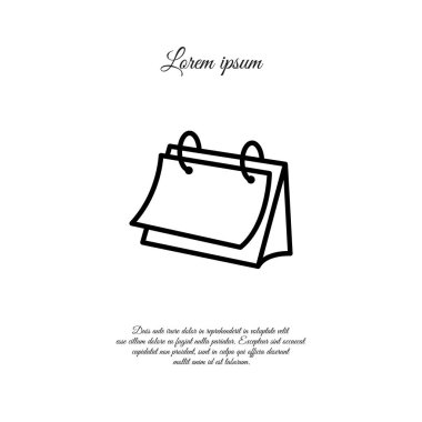 Web satırı simgesi. Takvim