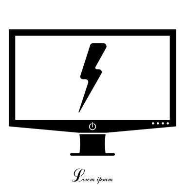 Şimşek düzlüğü simgesi