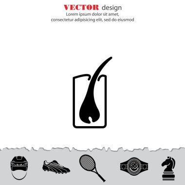 saç düzeni simgesini