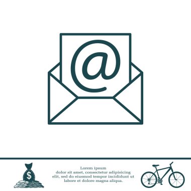 e-posta simgesi tasarım.