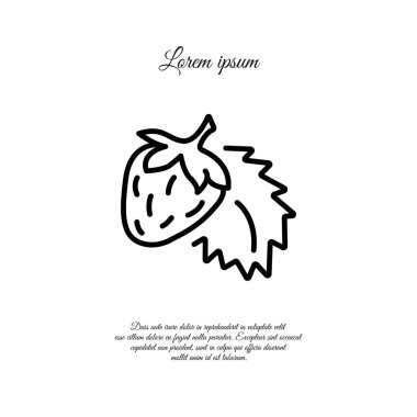 Çilek Web satırı simgesi