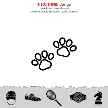 Hayvan ayak izleri simgesi