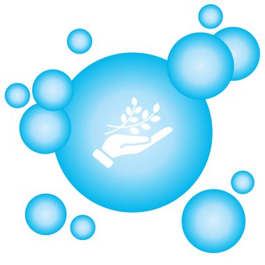 yaprakları el simgesi ile şube