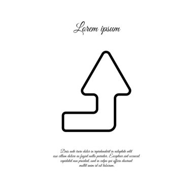 Ok sağ yukarı simgesi