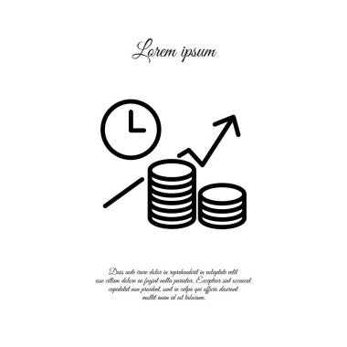 Web satırı simgesi. İş fikri