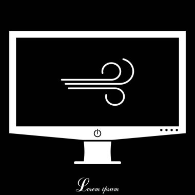 Rüzgar satırı simgesi