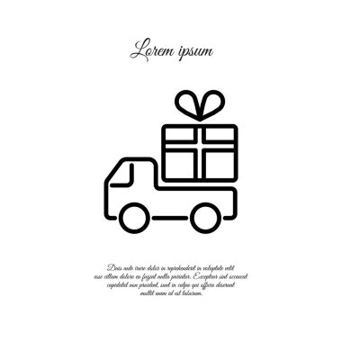 Web simgesi. Teslimat