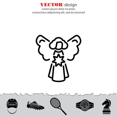 Noel melek Web satırı simgesi