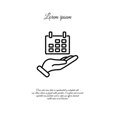 Takvim satırı simgesi