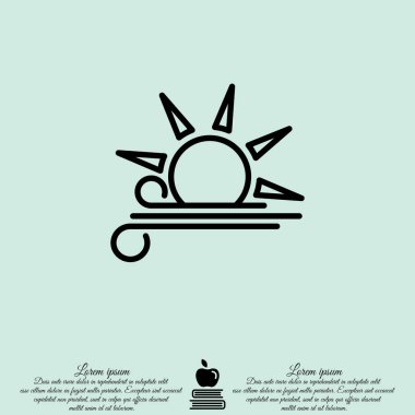 Hava durumu web simgesi