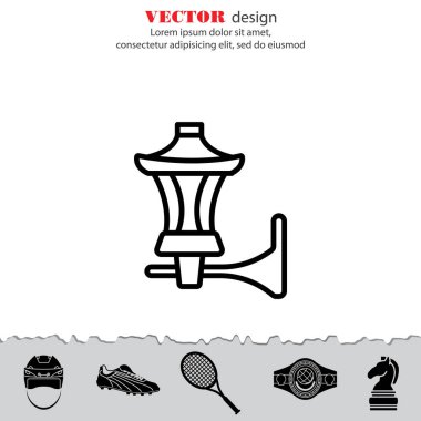 Duvar ışık, aplik satırı simgesi