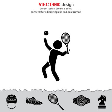 Tenis oyuncu simgesi