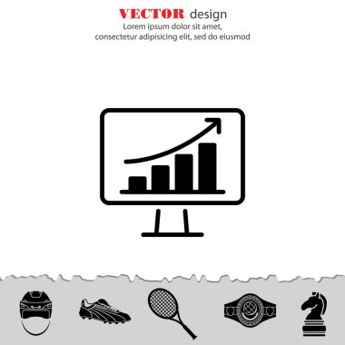 Web satırı simgesi. Monitör 