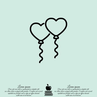 Web satırı simgesi. Balonlar