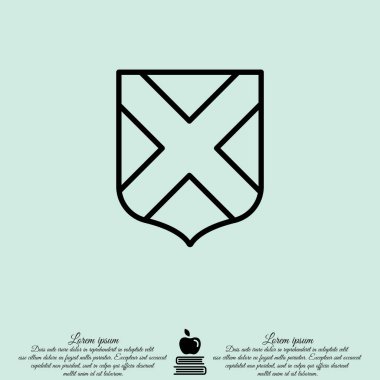 Kalkan Web satırı simgesi