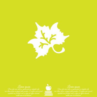 Akçaağaç yaprağı simgesi