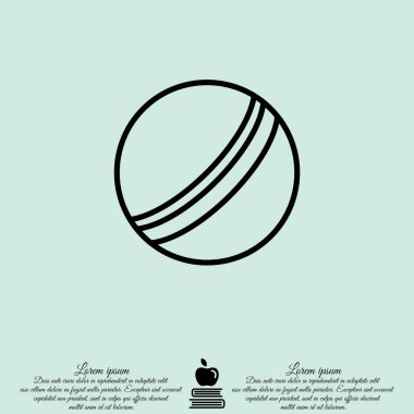 Çocuk topu simgesini 