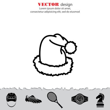 Noel Baba şapka simgesi