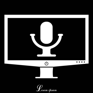 Tasarım mikrofonu simgesinin