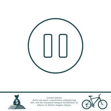 Düz simgeyi duraklat