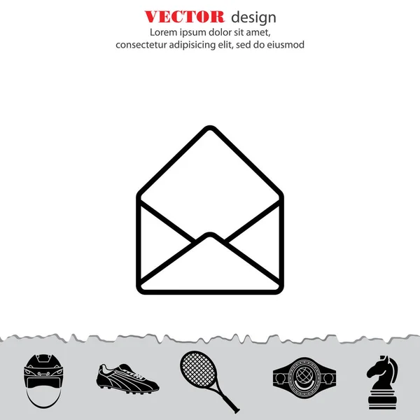 Umschlag Web-Line-Symbol — Stockvektor