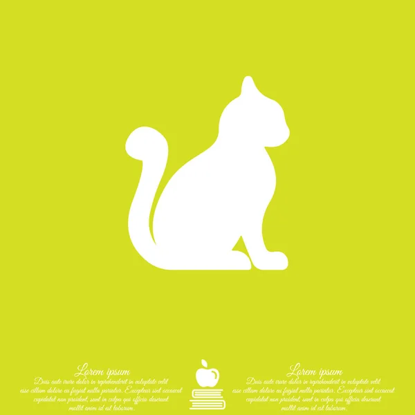 Silhouette of cat icon Stock Vector by ©PPVector 129404604