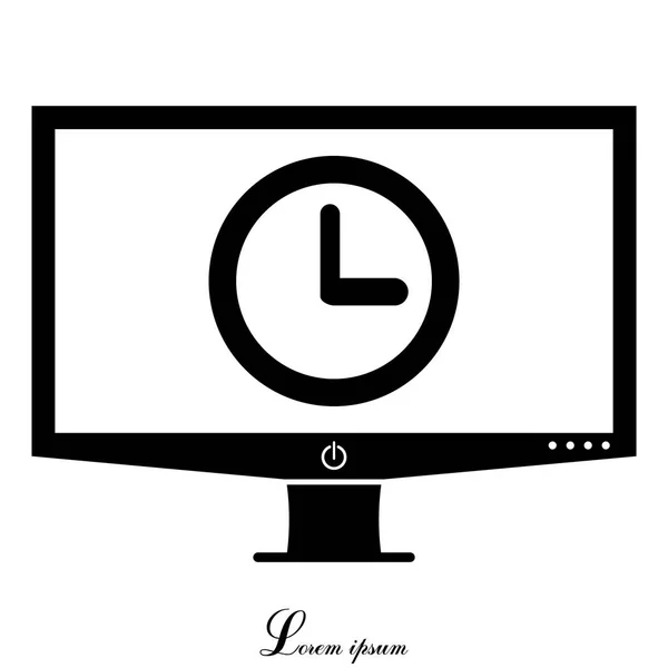 時計の web アイコン — ストックベクタ